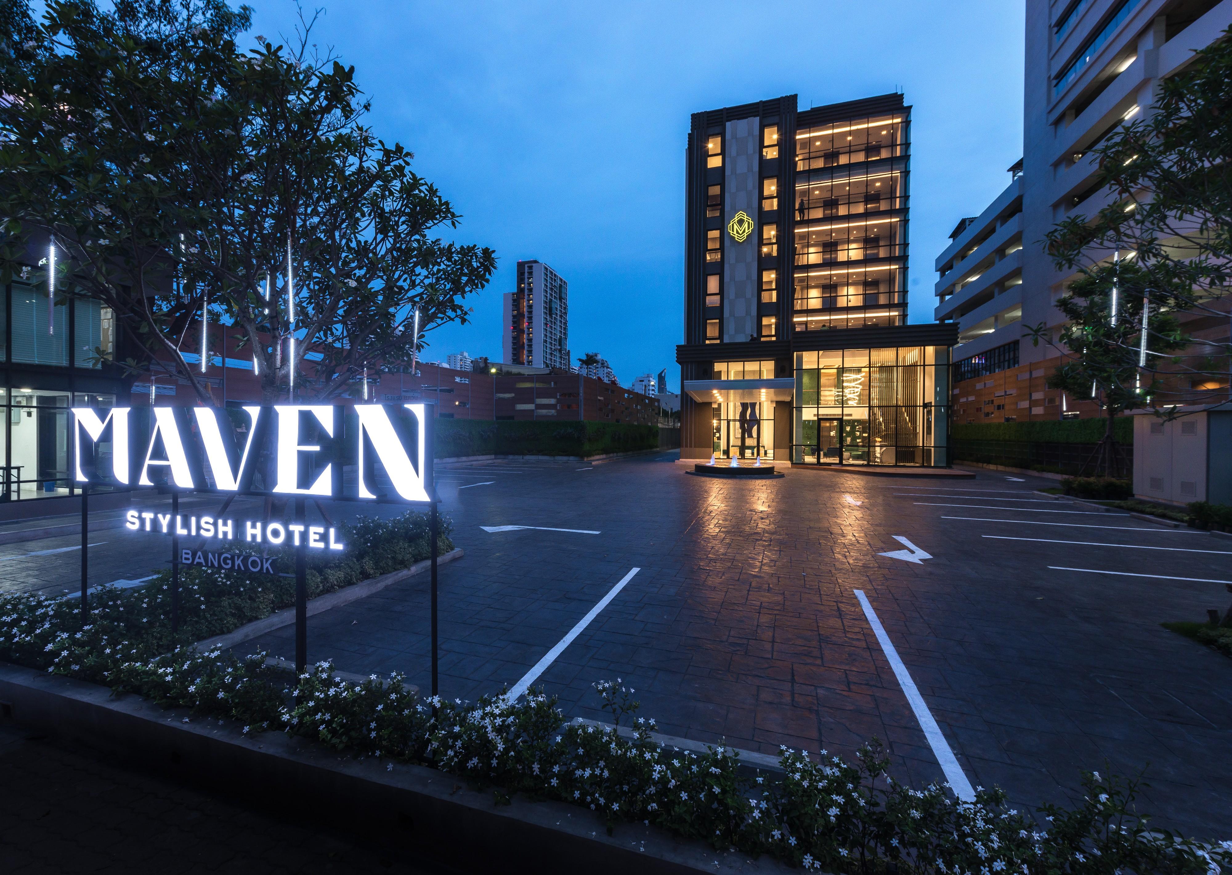 Maven Stylish Hotel Bangkok Bagian luar foto